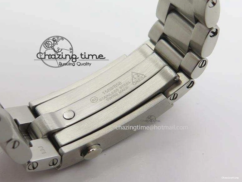 0220 Planet Ocean GMT 43.5mm V6F Goodplanet Orange Marker Blue Dial On SS Bracelet A ModernLook 8215